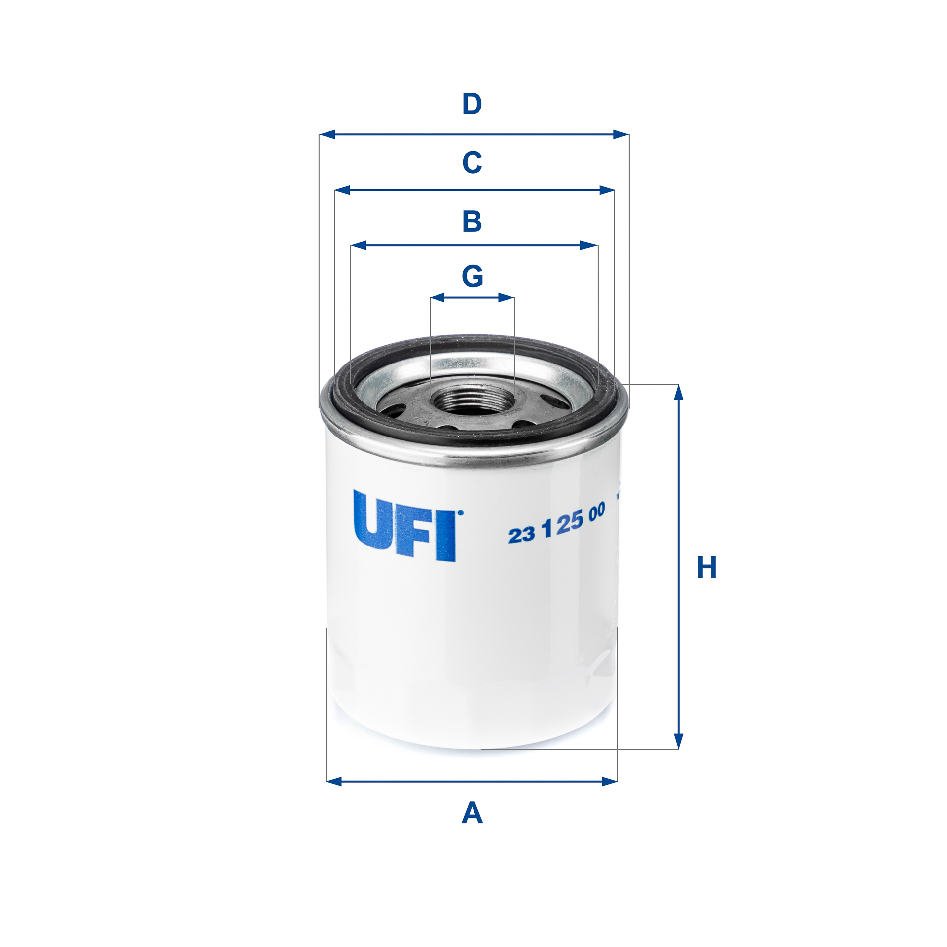 23.125.00 oil filter spin-on