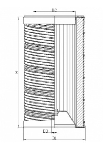 R7F26G25B hydraulic filter element