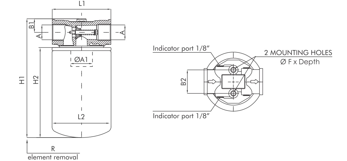 FA110G10B4RR1 replaced by FA110G10BB4R000+Indicator