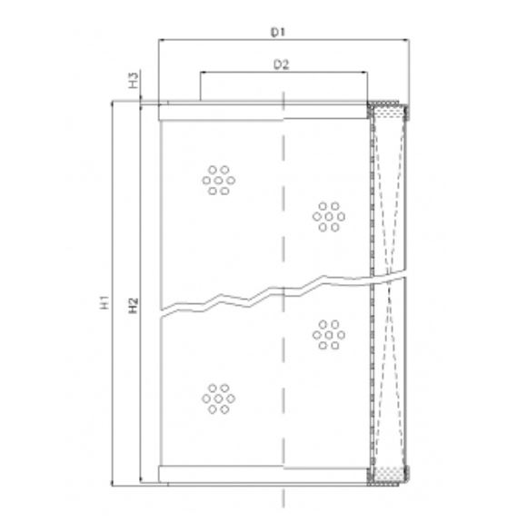 R570T149 hydraulic filter element