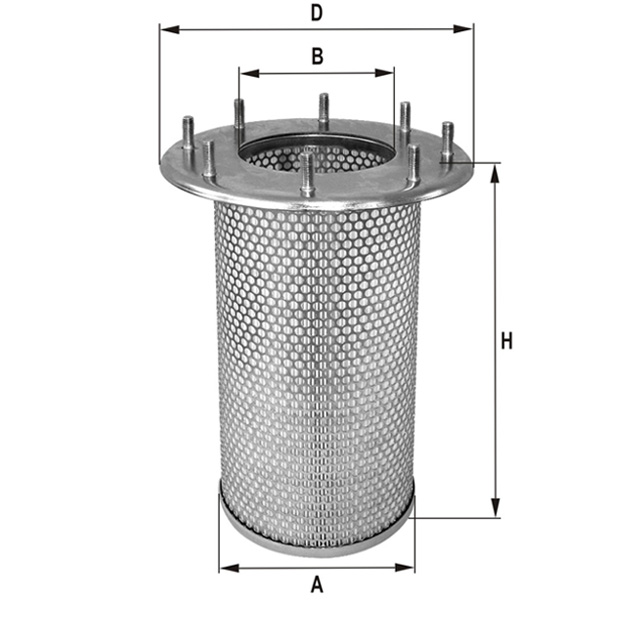 HP412 air filter element (secondary)