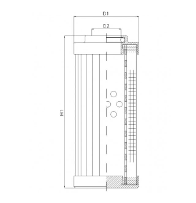 DLD150T500B hydraulic filter element