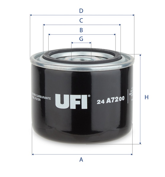 24.A72.00 fuel filter spin-on