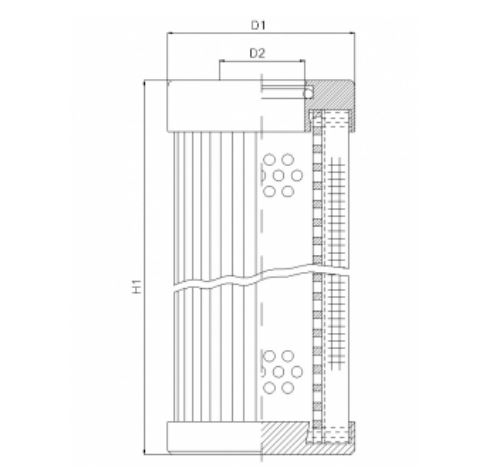 D140G25B hydraulic filter element