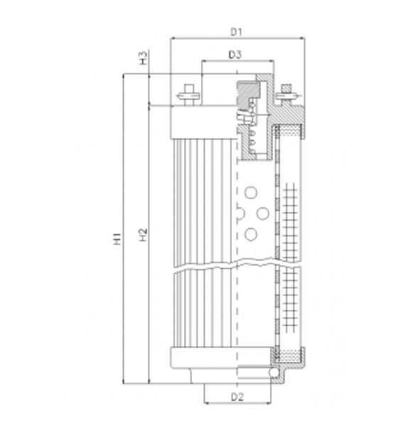 RHR330A05V hydraulic filter element