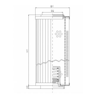 XD630G25A/3 hydraulic filter element