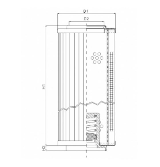 XD100T80A/3 hydraulic filter element