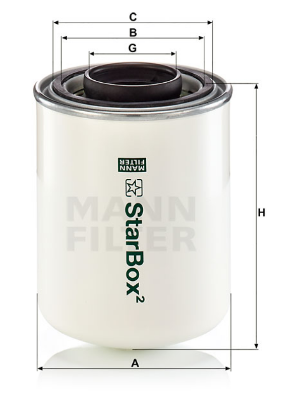 LB 1374/30 air/oil separator spin-on (StarBox)