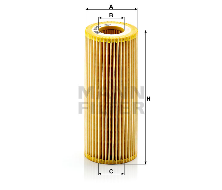 HU 721 x KIT oil filter element (metal-free)