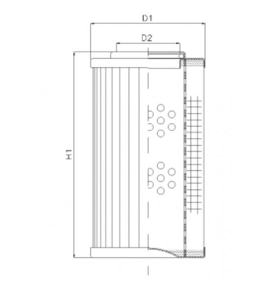 DHD240B10B hydraulic filter element