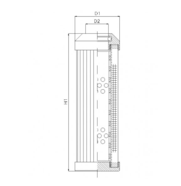 DMD149E20B hydraulic filter element