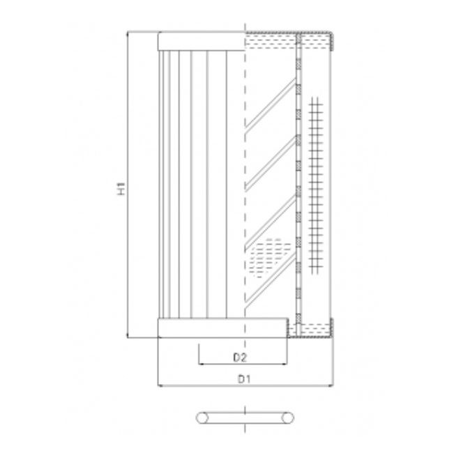 RLR425E03B/5 hydraulic filter element