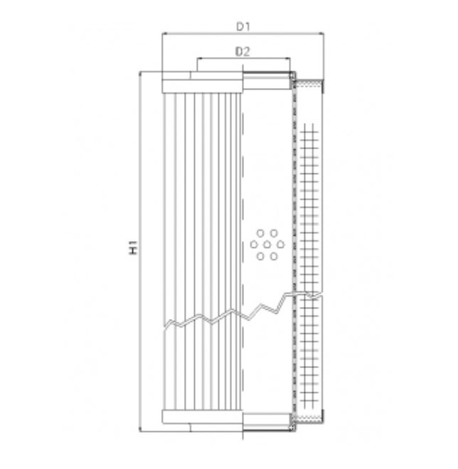 RVR11801E03B hydraulic filter element