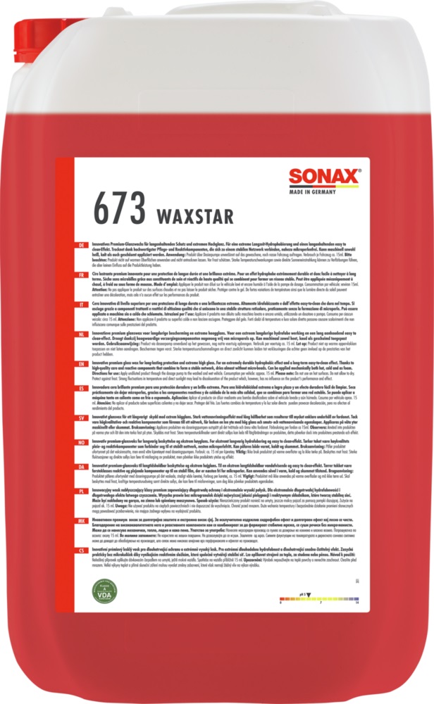 SONAX WaxStar - 25 liters