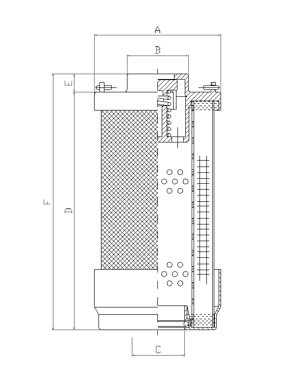 WG765 Hydraulic filter element