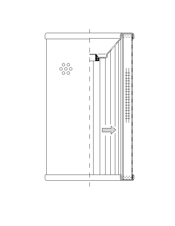 WP783 hydraulic filter element