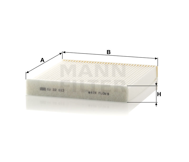 CU 22 013 cabin air filter element