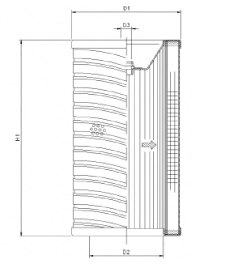 R732G10/1 hydraulic filter element
