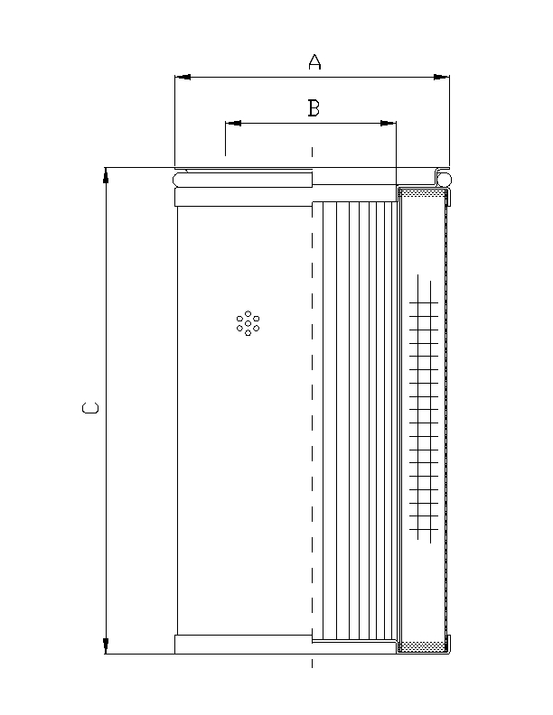 WG575 Hydraulic filter element