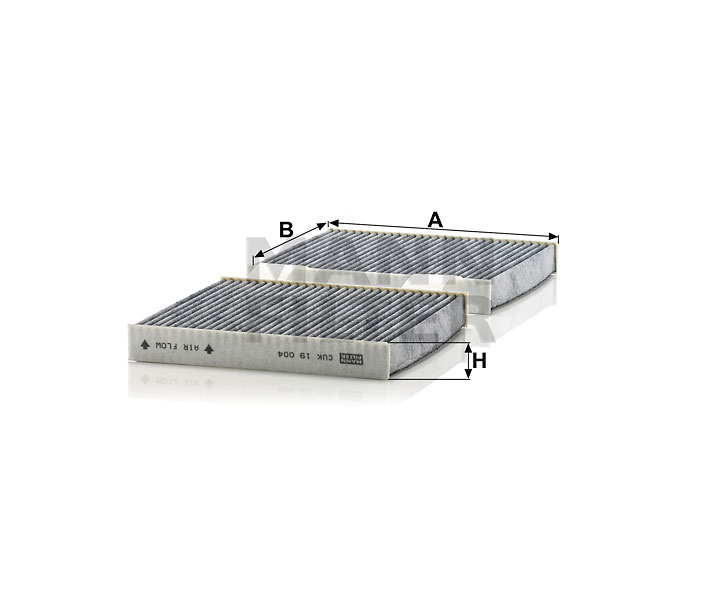CUK 19 004 cabin air filter (activated carbon)