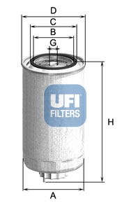 24.312.00 fuel filter spin-on