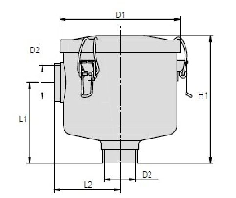 SA6061 air filter (vacuum filter G 1 1/4")