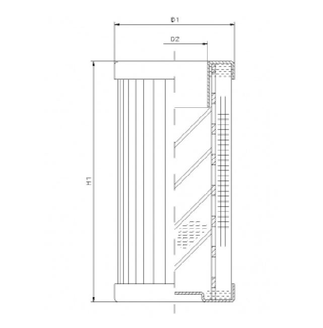 DMD0008W300B hydraulic filter element