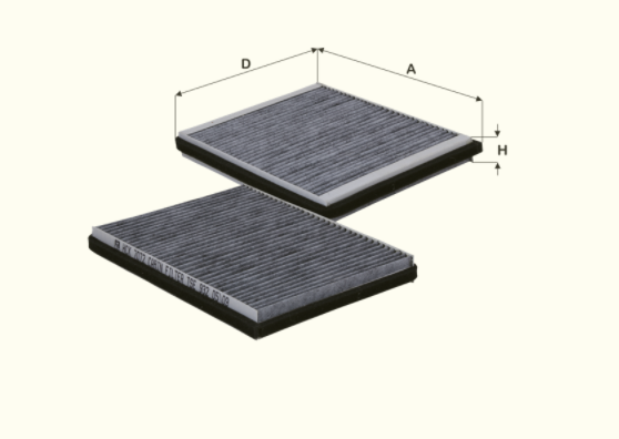HCK7072 cabin air filter element