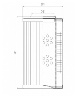 D142G03AV/ESD hydraulic filter element