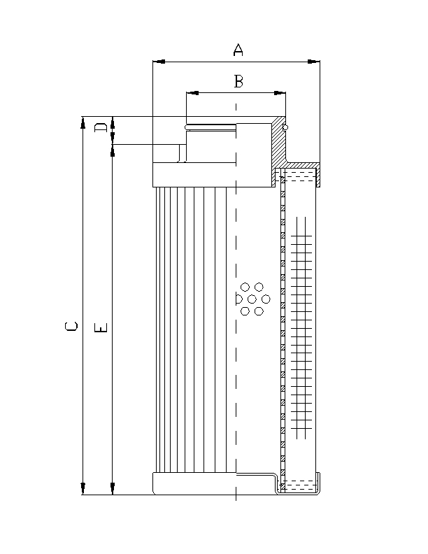 D720C10A hydraulic filter element