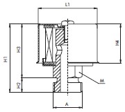 FB110B1C05 air filter (ventilation / breather)