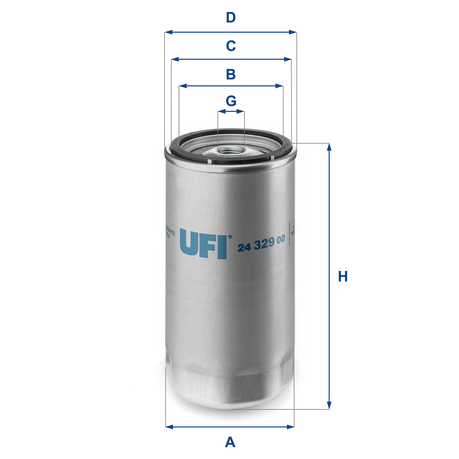 24.329.00 fuel filter spin-on