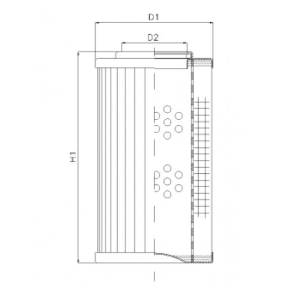 R274G03V hydraulic filter element
