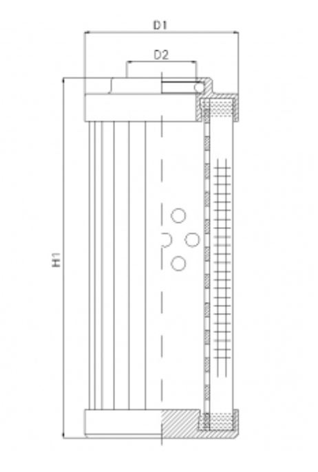 DVD290F05B/1 hydraulic filter element