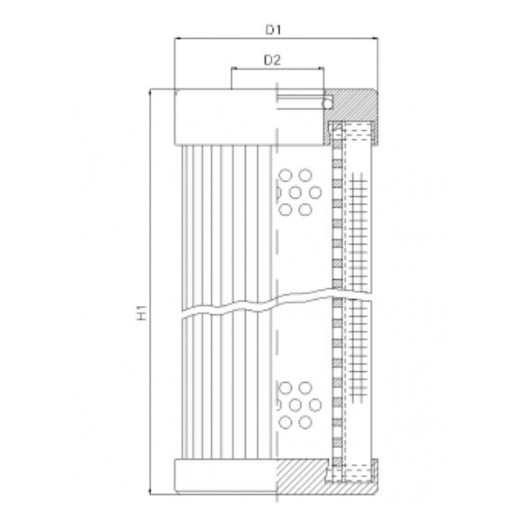 D132T25B hydraulic filter element