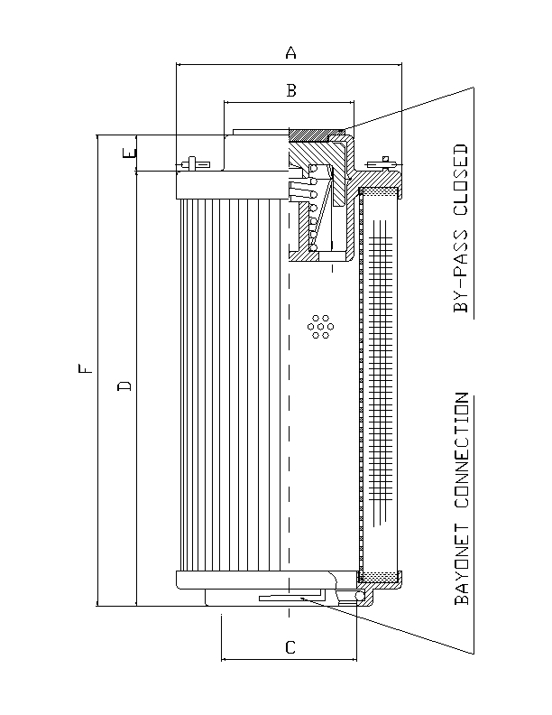 RHR2600S50B/5 hydraulic filter element