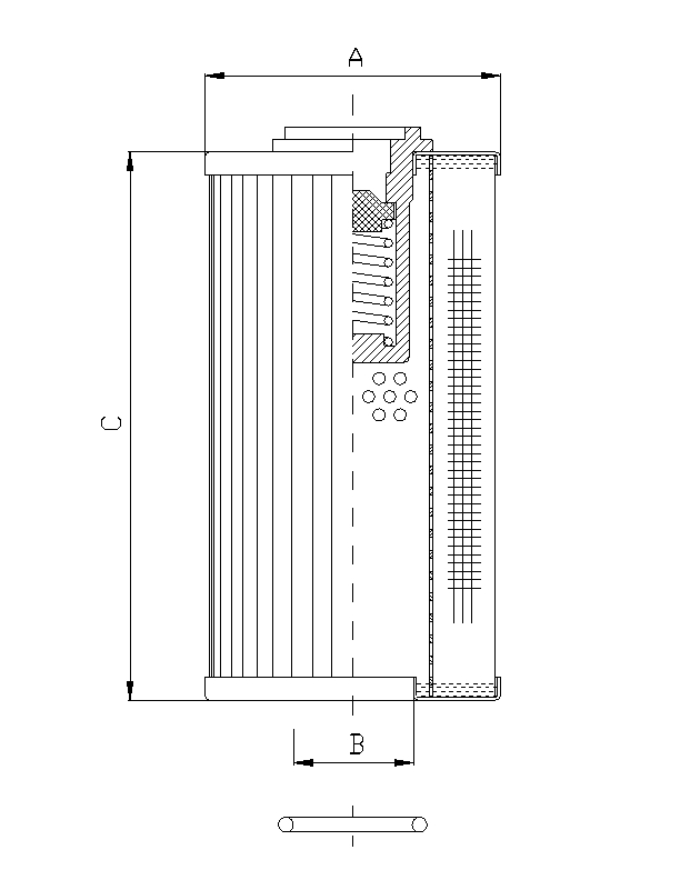 RLR120D10B hydraulic filter element