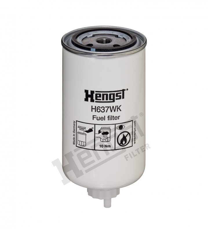 H637WK fuel filter spin-on