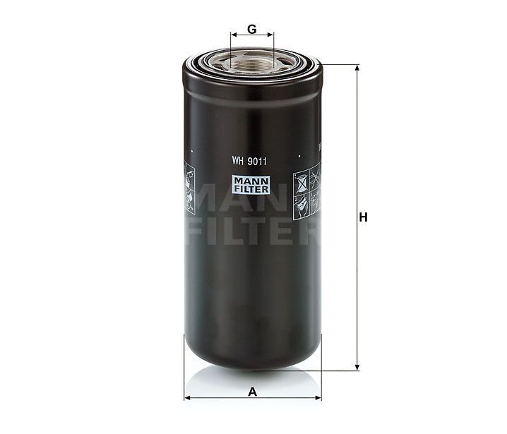 WH 9011 hydraulic filter spin-on