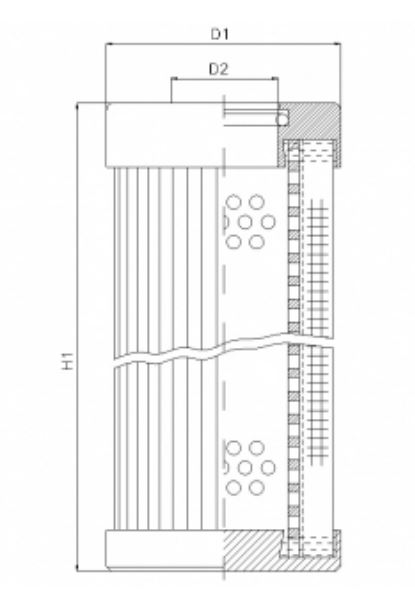 D142T40B hydraulic filter element