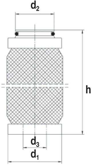 LD 5010/1 air filter element (high performance)