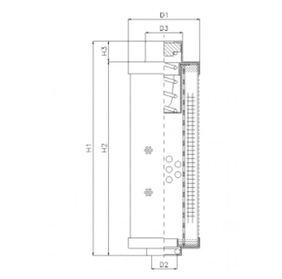 RHR30S50V hydraulic filter element