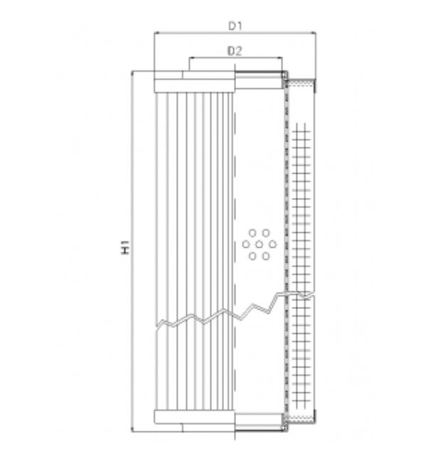 RVR10013B40B hydraulic filter element