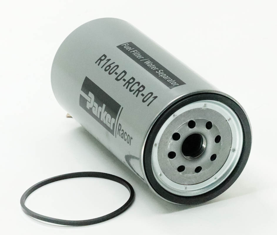 R160-D-RCR-01 fuel filter spin-on