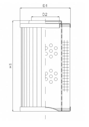 D126G15A hydraulic filter element