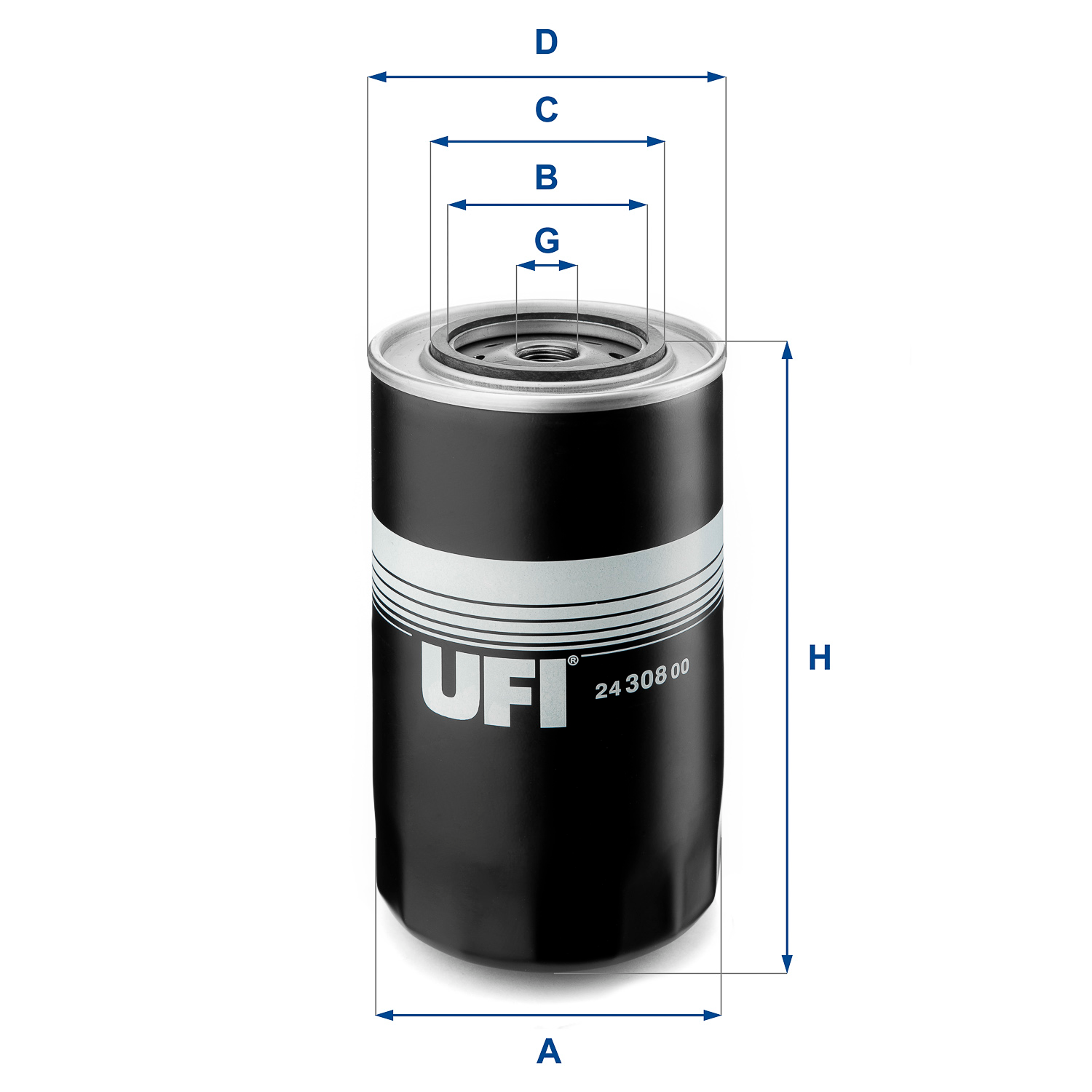 24.308.00 fuel filter spin-on