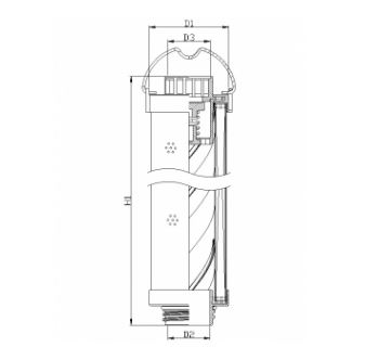 RHR165G05V3/016 hydraulic filter element