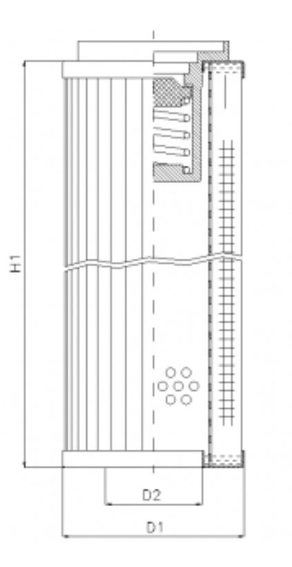 RLR425E10B/1 hydraulic filter element
