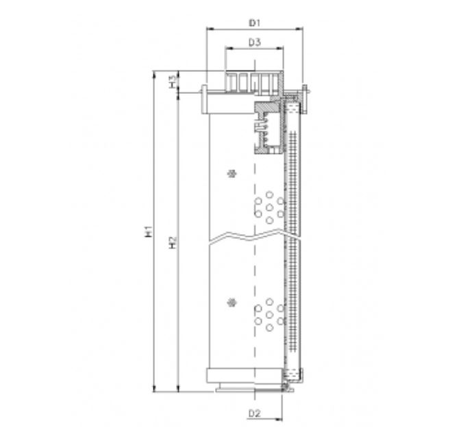 RHR185G10B3/AB1 hydraulic filter element