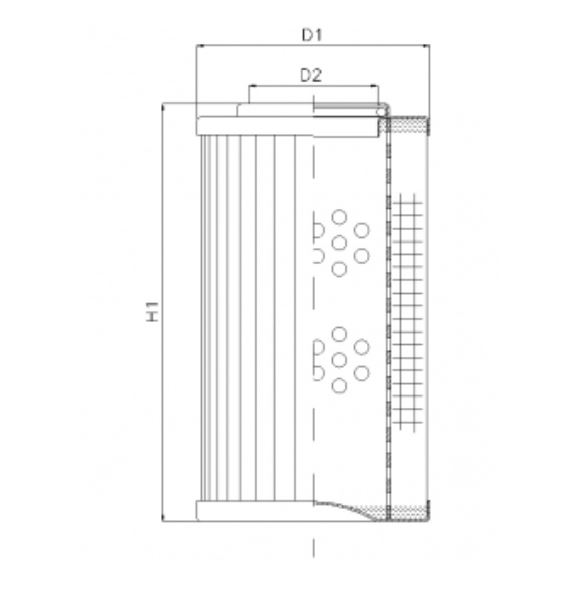 R282G06V hydraulic filter element